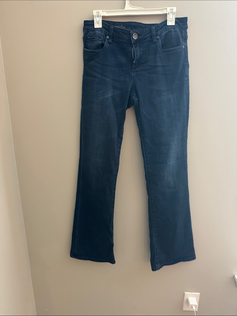 Farah Dark Blue Flare Jeans